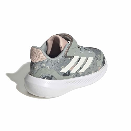 Image of adidas Baby Marvel Run Falcon 5 Elastic Lace & Strap Shoe