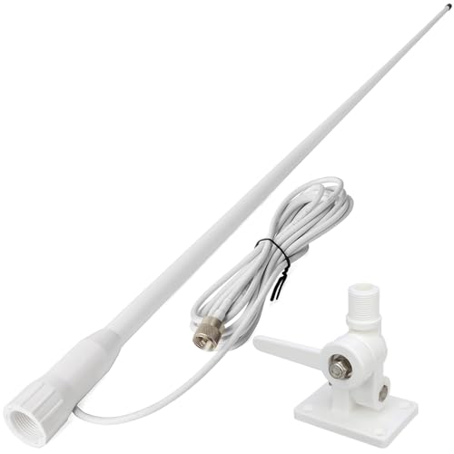 HYS VHF Marine Antenna 3dBi PL259 NOAA Weather 156-163MHz W/...