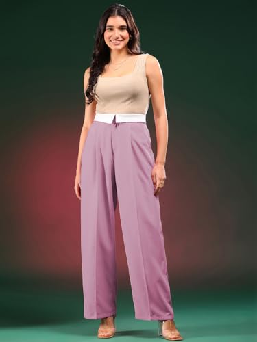 Image of KOTTY Women's Lightweight Loose Fit Casual Wear Pants
