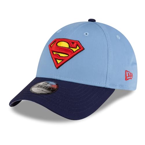Casquette New Era 9Forty Superman 450 enfant en coton bleu pastel