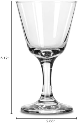Cocktail Glass 4.5 oz. (4-Pack w/Bottle Opener & Coasters)