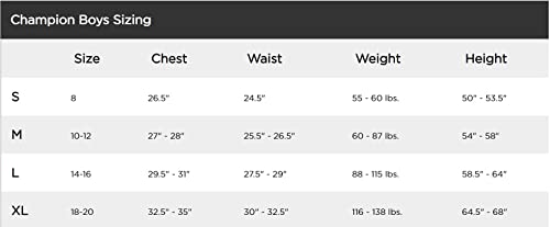 Champion Boys Long-Sleeve Script Block Camo Hooded Hoodie T-Shirt (Orange) (As1, Alpha, L, Regular) #TOP1