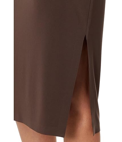Norma Kamali Women's Side Slit Skirt Cover The Knee3