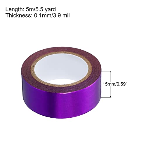Cinta adhesiva metálica Washi para personalizar objetos y manualidades 2