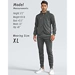 Hakjay Sweatsuits for Men 2 Piece Hoodie Men's Jogging Tracksuit Set Casual Athletic Long Sleeve Outfit Pullover Suit Set - Image 2
