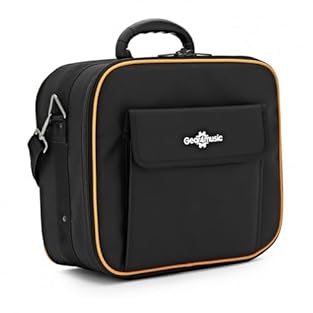 Features 3 Internal Compartments and External Pocket Durable Protection for Your Double Pedal Includes Shoulder Strap and Carry Handle Internal Dimensions: Length: 38cm; Width: 32cm; Depth: 15cm