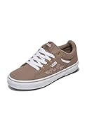 Vans Women's Seldan Shoe | Retro Tennis Inspired Sneakers for Fashion, Work & Everyday Wear, Mono Embroidery Walnut, 9.5