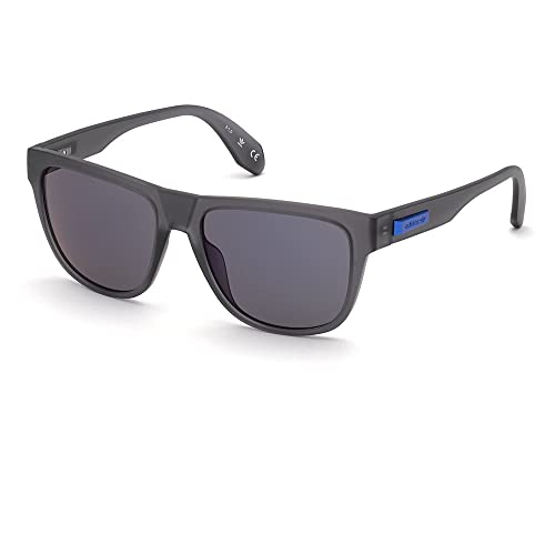 adidas Originals OR0035 Unisex-Sonnenbrille, leichte Sonnenbrille für Damen und Herren, Navigator-Brillenglasform, Blau Verspiegeltes Glas, Grau adidas Originals OR0035 Unisex-Sonnenbrille, leichte Sonnenbrille für Damen und Herren, Navigator-Brillenglasform, Blau Verspiegeltes Glas, Grau