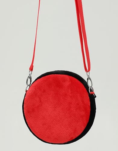 Image of Micotaku Miraculous Ladybug Round Crossbody Bags Crossbody Purse Wallet Shoulder Handbags for Women and Girls