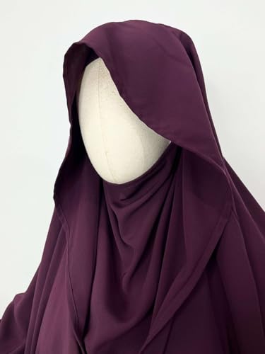 Image of NAZNEEN Saudi Jilbab Full Length and Noise Pc MATT NIDA Fabric with extra panel to cover face