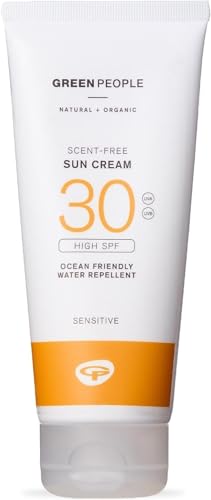 Green People Scent Free Sun Cream SPF30 - Natural Sunscreen...