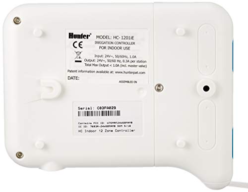 Hunter Beregnungscomputer, HC Steuergerät 12 Stationen mit Hydrawise, weiß, 15.2 X 17.8 X 3.3 cm, NA306