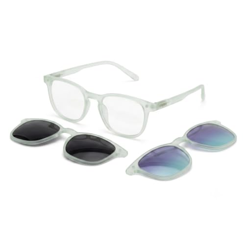 Image of 3-in-1 Magnetic Clip On Sunglasses for Men & Women