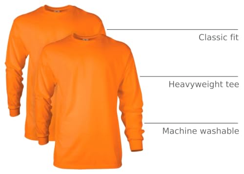 Image of Gildan Adult Ultra Cotton Long Sleeve T-Shirt, Style G2400, Multipack