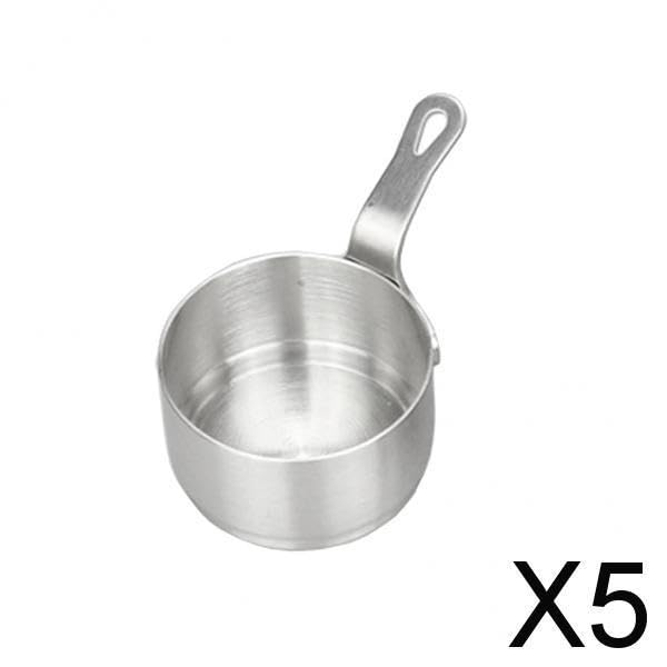5xStainless Steel Mini Sauce Pan Nonstick Small Milk Pan Kitchen Tools 50ml| Home Décor | Interior Decoration | Outdoor Décor 1