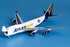 Gemini ATRAS AIR B747-400F 1/400 飛行機 Amazon.com: GeminiJets Atlas Air for Boeing B747-400F N492MC