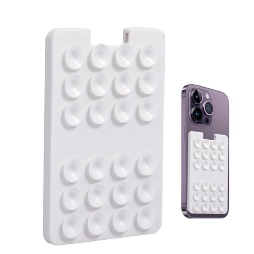 Genérico Tarjetero – Silicona | Soporte Adhesivo para De Teléfono | Porta Tarjetas Multifuncional para De Móvil | Accesorio Conveniente para Smartphones, Viajes Y Almacenamiento Manos Libres