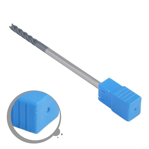 Image of Carbide Square End Mill Cutter, 4 Flute Extra Long Shank 6Mm*150mm Carbide End Mill for Milling Alloy Steels, Hardened Steel, Metal & More