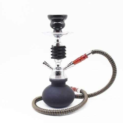 ^oR V[V t[J { Shisha Hookah pCv ȃpvL^~jTCY V[V { z[X NHMTV[V(Black,Single Tube)