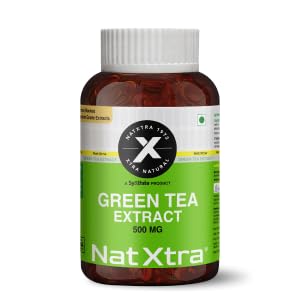 Natxtra Green Tea | Detox & Slim Support | Natural Green Tea Extract | Boosts Energy, Fights Aging, Promotes Weight Loss | 60 Vegetarian Capsules-picture-31