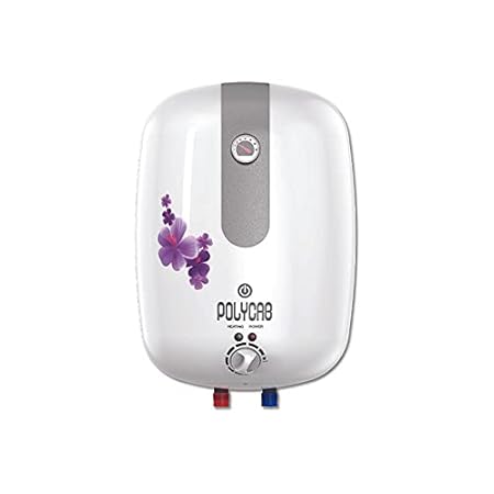 Polycab Eterna 6Ltr Electric Storage Water Heater (Geyser) with 4 Star Rating, Anti-rust tank, Shockproof body with Advanced Safety, ISI certified with 5 years Inner Tank Warranty (Off-White)
