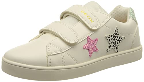Geox J Kathe Girl, Zapatillas, Blanco, 36 EU