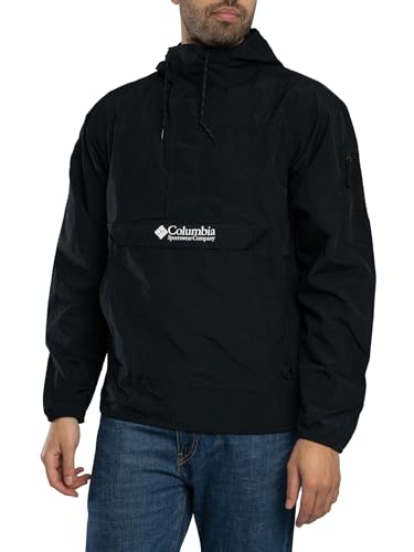 Columbia Challenger Anorak coupe-vent homme noir M veste imperméable légère outdoor