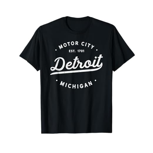 Classic Retro Vintage Detroit Michigan Motor City T-Shirt
