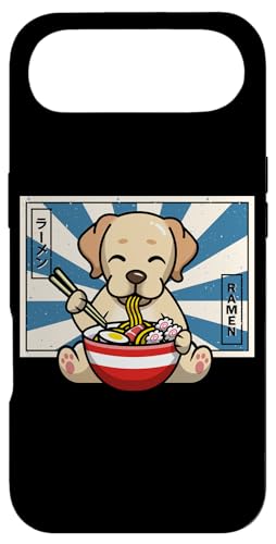 Cute Japanese Kawaii Ramen Noodles Yellow Labrador Retriever �X�}�z�P�[�X iPhone Air �p