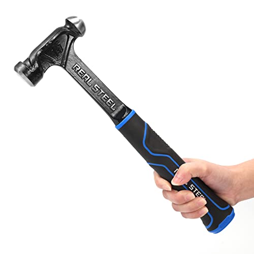 Real Steel 0520 Ball Peen Hammer Onepiece Forged Steel Ball Pein Hammer For Striking Nail 32 Oz #TOP4