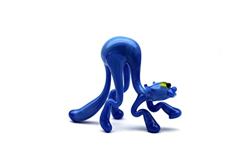 Glass Cat Figurine Hand-Blown Collectible Art Glass Glass Cat Sculpture Glass Cat Figurine Homedecor Murano Art Gifts Miniature Blown Cats