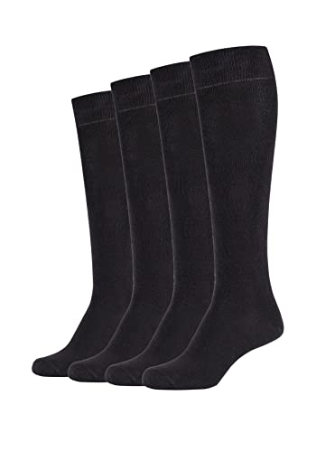 s.Oliver Socks Online Women Originals Kneehighs 4 pièces, Noir, Taille Unique Femme Cover