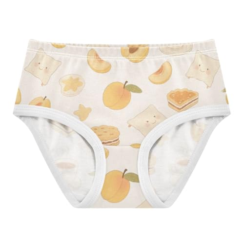 Girls' Underwear Peach Coffee Toddle Brief Panties 2-8 Years 20300744