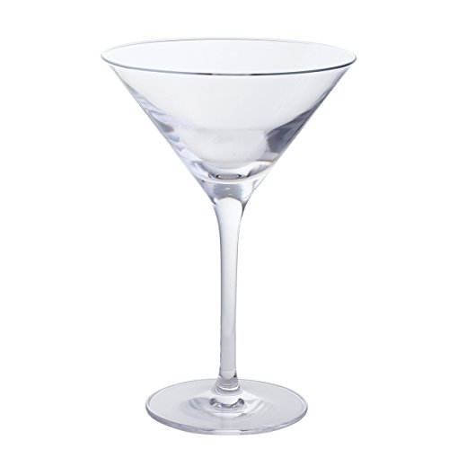 Dartington Crystal Wine & Bar Martini Glasses Pair, Transparent