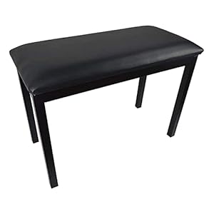 XIXIDIAN Piano-bank met gevoerd lederen kussen for Deluxe Comfort en Bulid-in Flip-Top Seat Extra opbergvak for…