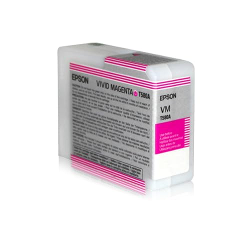 Cartouche Epson T580A00 Magenta 80ml pour imprimante Stylus Pro 3880