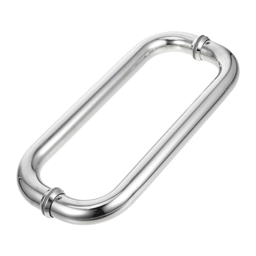 STOBAZA Stainless Steel L-Shape Handle for Back to Back Doors Glass Door Pulls