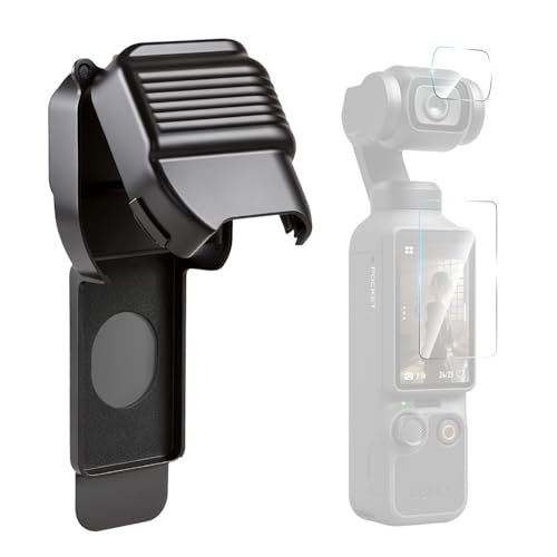 IMMOENUC DJI Osmo Pocket 4 �Ή� PC ���n�[�h�ی�P�[�X �����Y & ��ʋ����K���X�t�B�����t�� ���h�~ �Ռ��z�� �[�d�󋵊m�F�\ �g�ѕ֗� ���s ���O�B�e�����J�������[�J�o�[