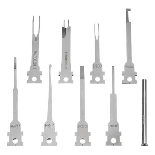JRready Replacement Tips for Pin Removal Tool,Automotive Electronics Connector Terminal Removal Tool Kit for AMP,Delphi,Molex,Deutsch DT/DTM/DTP Pin Extractor Terminal Release Tool JRconDRK00B09-02