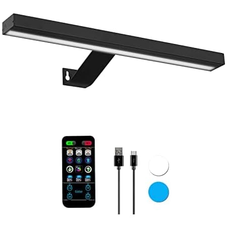 MIOBLUE Dimmable Cable Picture Light With Controller And Timer, 13.78 Inch Rechargeable 4400 MAh Battery Picture Light For Wall Display, Gallery Artwork, Paintings, Portraits, 35 Gold - View #12