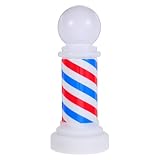 Abaodam 8.2 Inch Barber Pole Light Hair Salon Decor Hair Salon Open Sign for Barber Shops Studio Decor Light Up Business Store Sign
