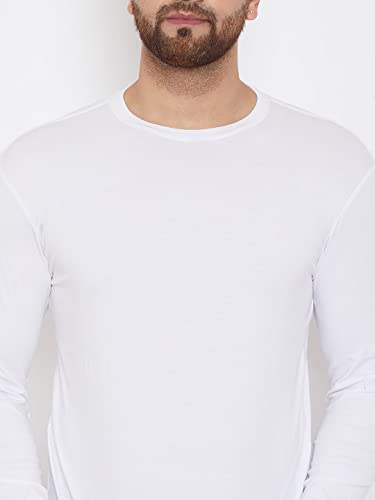 Image of London Crew Round Neck Full Sleeve Regular Fit Casual Cotton Plain Solid Tshirt for Men Full-Solid-23