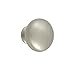 Round Solid Brass Knob (Set of 10) (Satin Nickel)