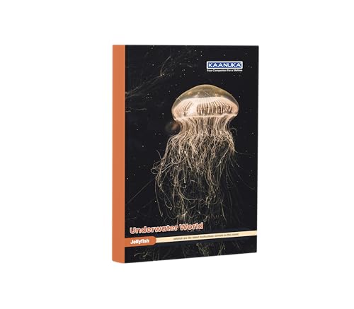 Image of KAANUKA Long Size Notebook - 256 Pages, Ruled, Single Line, Long Size - 27.2cm X 16.7cm, Pack Of 6 Notebooks, Long Size Single Line Notebooks for School and College Students