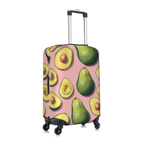 Many Avocado Images Tsa Approved Luggage Cover For 18-32 Inch Suitcases Scratch-Resistant Stretch Luggage Cover3