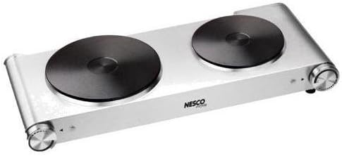 Metal Ware DB-02 STAINLESS STEEL 1800WATT DOUBLE BURNER 900WATT EACH