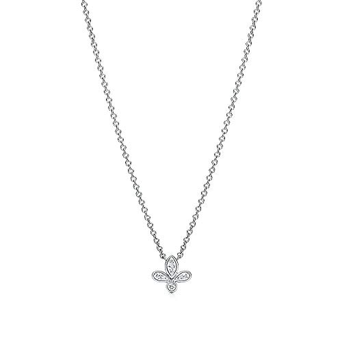 Collier or rose d'amour en argent 925, l'accessoire mode pour vos soirées et le bureau