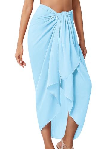 Image of QIANXIZHAN Women's Swimsuit Cover Up,Beach Sarong Wrap Bottom Coverup