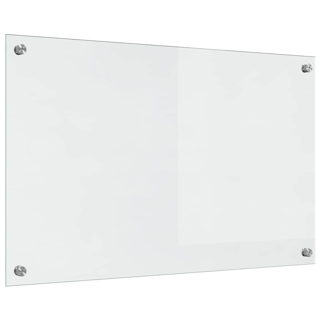 Solivagant Küchenrückwand 2 pcs Transparent 80 x 50 cm Gehärtetes Glas, Küche Esszimmer,Küchenhelfer -utensilien, 17.6 kg-3415534