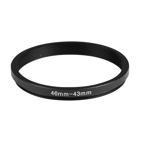 Image of 46-43mm Step-Down Ring Adapter, 46mm to 43mm Step Down Filter Ring for 46mm Lens Install 43mm ND CPL UV Camera Lens Filter(46mm-43mm)